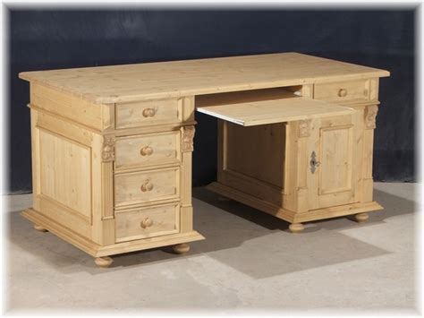 Moderne schreibtische mit schonem design schoner wohnen Schreibtisch Landhausstil Massivholz Vollholz Bürotisch ...