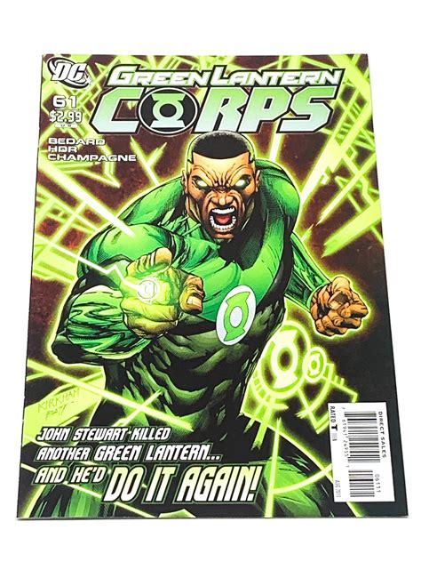 Green Lantern Corps Vol2 61 Nm Condition Green Lantern Corps Green Lantern Black Green