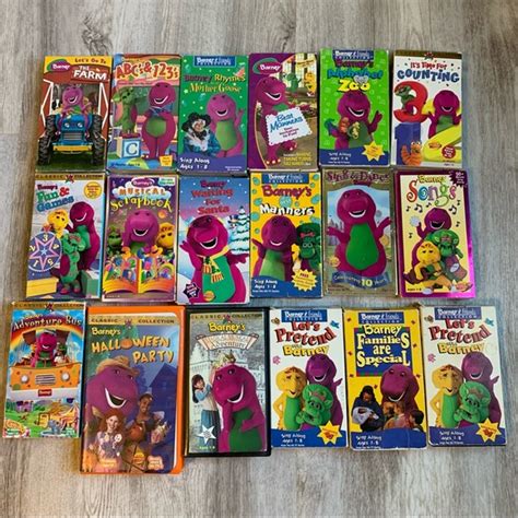 Barney Dvds Vhs Song Dance Barney Songs A Very Merry Christmas The