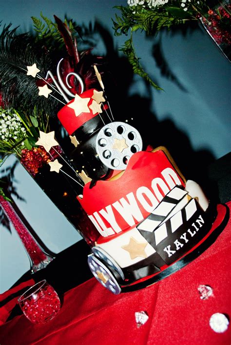 Sweet 16 Cake Hollywood Theme