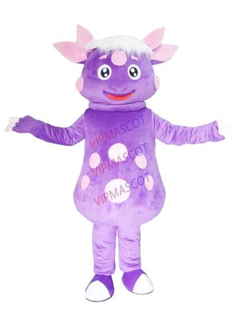 purple luntik character mascot costume for adult fancy dress charactor party