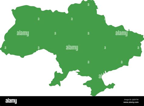 Map Of Ukraine Countries In Eastern Europe Editable Vectors Stock
