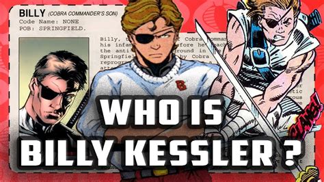 History And Origin Of Gi Joes Billy Kessler Son Of Cobra Commander