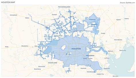 Houston Tx Zip Codes Map And Profile 2023 Zip Atlas