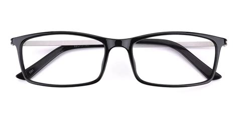 Quapaw Rectangle Black Frames Glasses Abbe Glasses