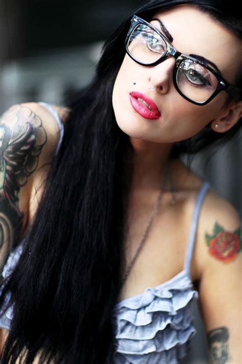 Tattoos Girl Tattoos Girl Girls With Glasses
