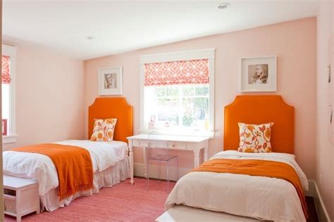 What colors look good with orange. Schlafzimmer in Orange einrichten und dekorieren