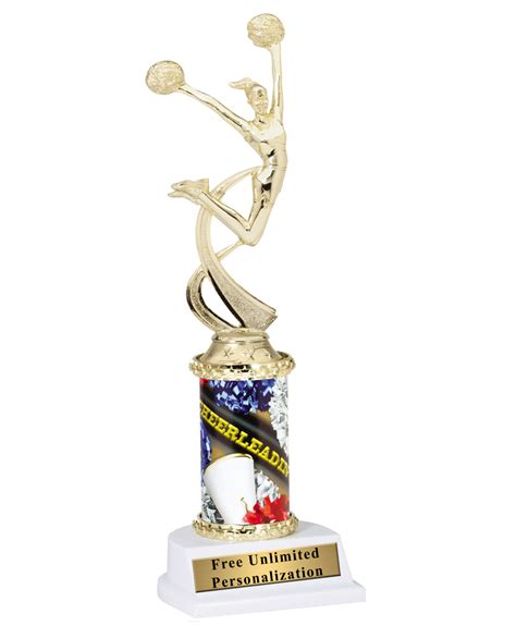 Motion Cheerleading Column Trophy Medals Award