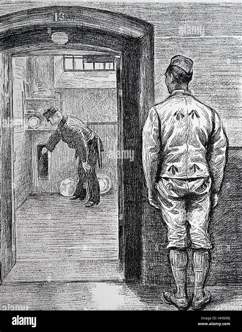 Warder Inspecting A Prison Cell Warden Hi Res Stock Photography And