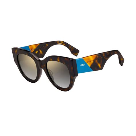 Fendi Womens Sunglasses Dark Havana Designer Womens Sunglasses Touch Of Modern