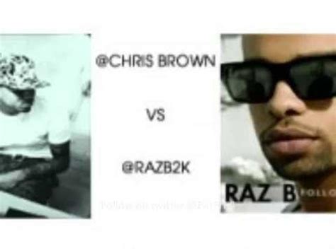 Chris Brown Vs Raz B Twitter Beef Youtube