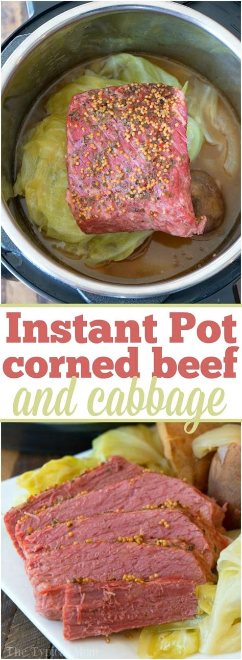 It is so darn delicious and simple in the instant pot! This easy Instant Pot corned beef and cabbage recipe is ...