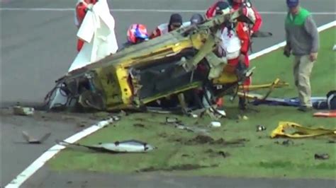 2013 Ferrari 458 Horror Crash At Suzuka Youtube