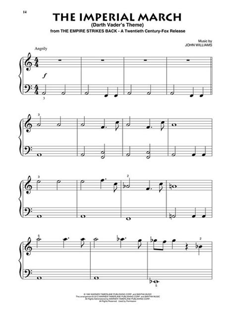 I've purchased a couple of star wars piano sheet books and all the arrangements were really boring and bogged down. Star Wars for Beginning Piano Solo Sheet Music by John ...