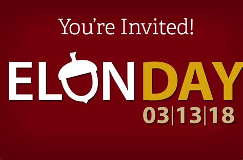 elon university today at elon elon day is coming to a city near you