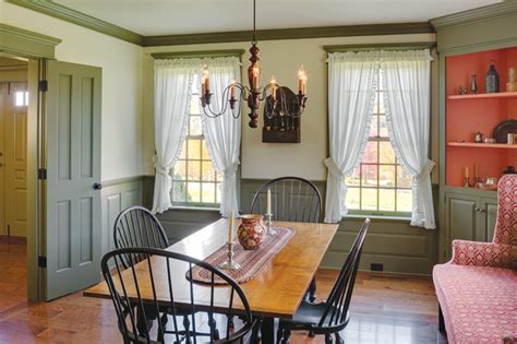 I have 8 foot ceilings,triple crown molding, hardwood floors, and picture frame wainscoting. An American Colonial in New Hampshire - Restoration ...