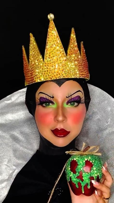 Evil Queen Makeup 🍎 Snow White Disney Makeup Halloween Makeup Evil Queen Makeup