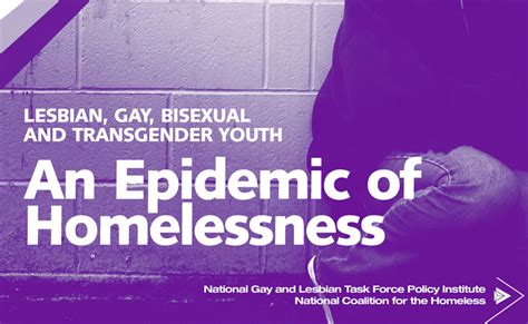 lesbian gay bisexual and transgender youth an epidemic of homelessness national lgbtq task