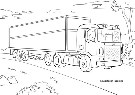 Lkw Ausmalbilder Malvorlagen Lastwagen Ausdrucken Ausmalbild Tractor