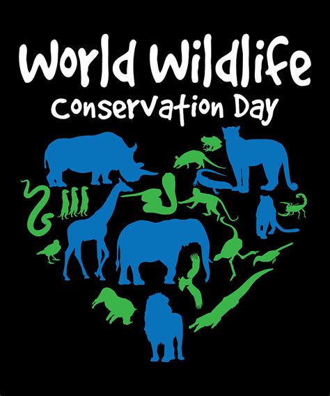 World Wildlife Conservation Day Digital Art By Michael S Pixels