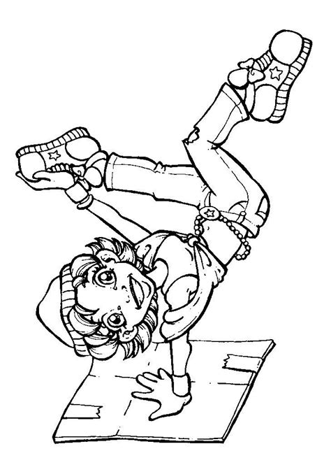 Hip Hop Coloring Pages Coloring Home Dance Coloring Pages Cute