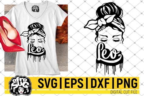 Download Free Svg Pisces Zodiac Sign Messy Bun Dripping