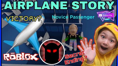 Roblox Airplane Story Secret Ending Victory Youtube