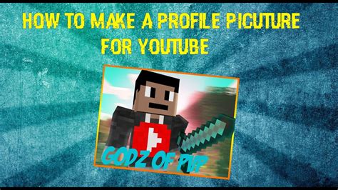 How To Make A Minecraft Profile Picture For Youtube How To Tutorial