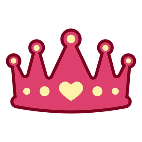 Pink Crown Flat Transparent Png And Svg Vector File