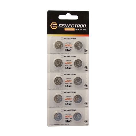 Ag12 10 Button Cell Battery Ag12 Lr43 386 15v Cellectron