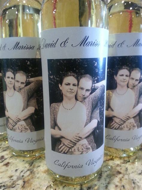 Custom Wine Label for Marissa & David's Wedding | Custom wine labels, Custom labels, Custom wine