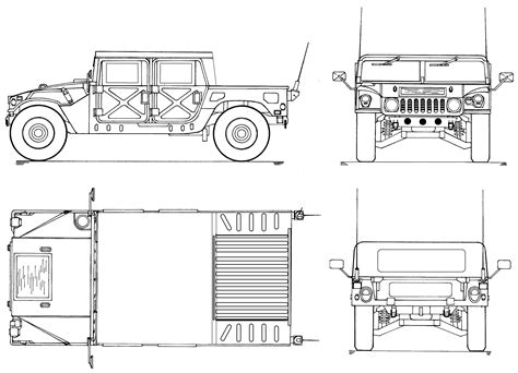 Hummer H2 Sut Blueprint Download Free Blueprint For 3d Modeling