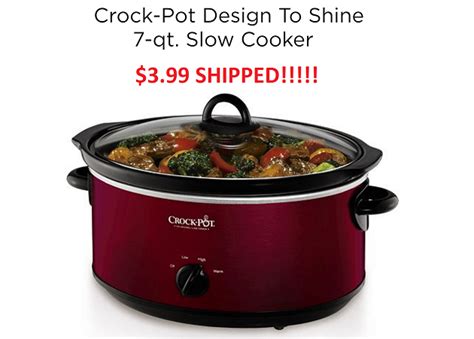 crock pot shine addictedtosaving cooker qt slow shipped run