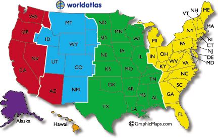 Hence, at this point, dt holds the datetime object containing the date and time information nextly, we use the strftime () method to convert the dt (datetime object) into a formattable string finally, we print the current date and time in our desired manner current dates and times in u.s. states map | Time zone map ...