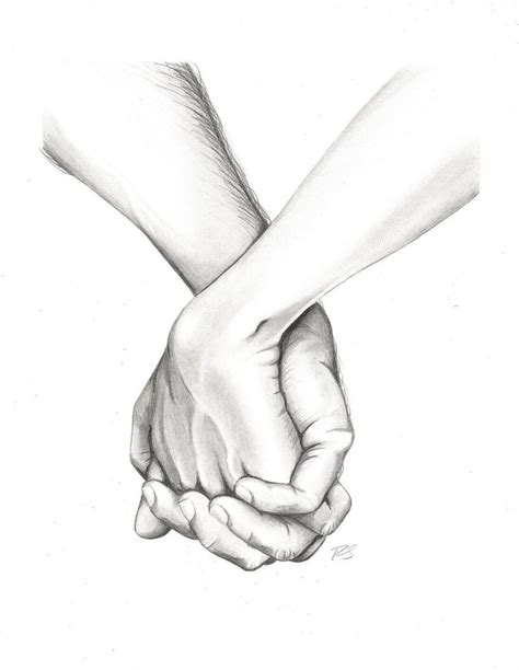 Hold My Hand By Rshaw87 En 2019 Manos Entrelazadas Dibujo Bosquejo A