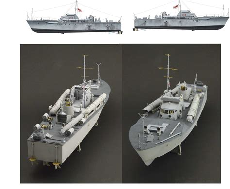 British Royal Navy Motor Torpedo Boat 135 Scale Kit Model Ships