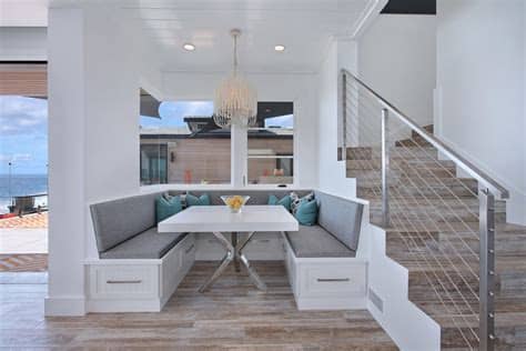 Hi, i was wondering if someone could help. Sparkling Modern Banquette Seating Family Room with Coffee ...