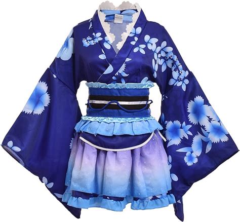 Graceart Japanischer Kimono Robe Anime Cosplay Kostüm Kleid Amazonde