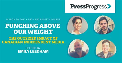 Pressprogress Is Hosting An Event About Independent Media And Canadas