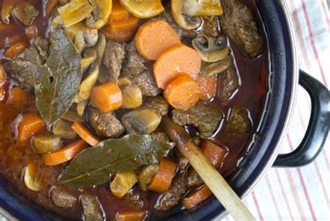 Recept voor stoofpotje met wortel en champignons