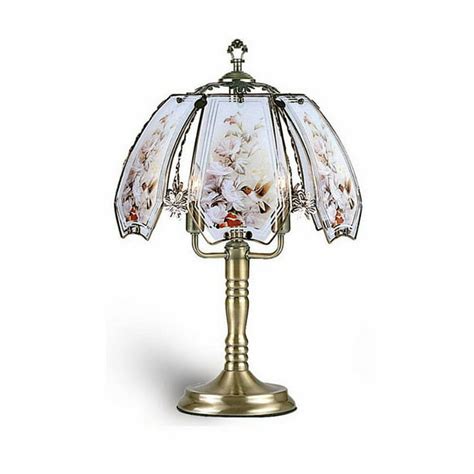 235 Tall Metal Touch Table Lamp Brushed Gold Finish Hummingbird