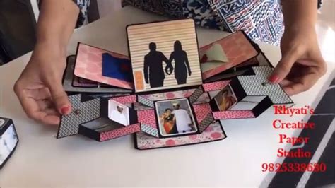 Sentimental gift ideas for husband. Cutest Anniversary gift idea.Romantic Explosion box ...