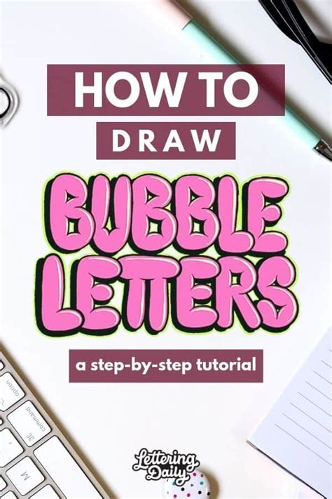 Why are bubble letters so easy to learn? How To Draw Bubble Letters - Step By Step Tutorial (2020 ...