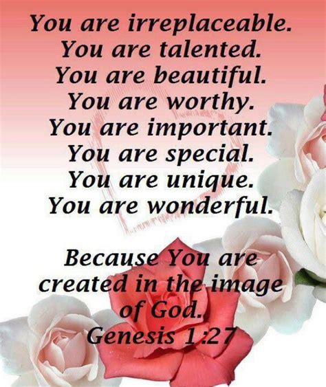 You Are Created In Gods Image And You Are Beautifully And Wonderfully