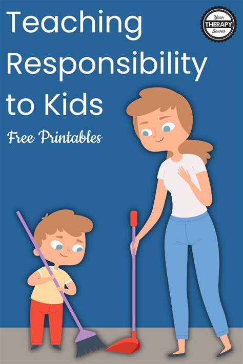 Teaching Responsibility To Children Your Therapy Source