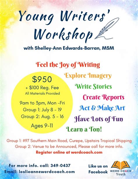 Young Writers Workshop 2019 My Trini Chile