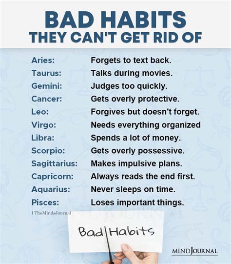 Bad Habits Zodiac Signs Can T Get Rid Of Zodiac Memes