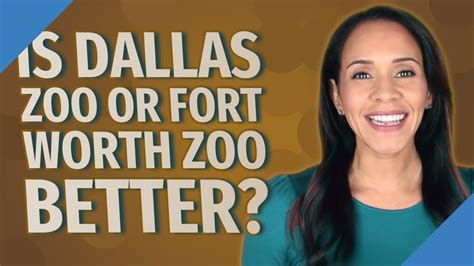 Is Dallas Zoo Or Fort Worth Zoo Better Youtube