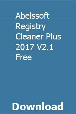 Before you begin to register ssm online, one of the things you have to understands is the ezbiz portal. Abelssoft Registry Cleaner Plus 2017 V2.1 Free download ...