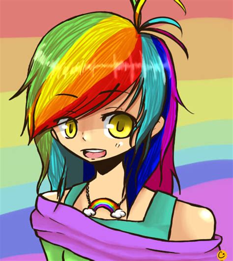 Rainbow Girl By Pokesmonzfan On Deviantart